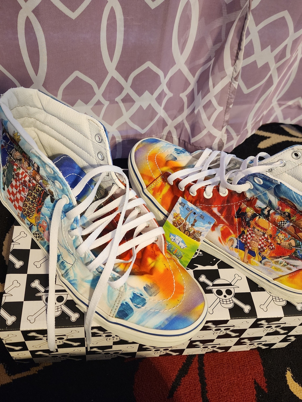 Vans One Piece Punk Hazard High-Top Sneakers